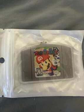 Vintage Mario Party Nintendo 64 Keychain